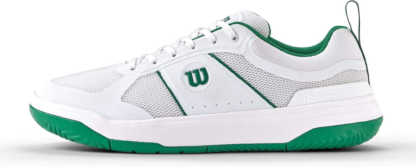 Zapatillas Wilson Pickle Pro blancas y verdes para pickleball