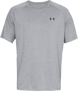 Under Armour Tech 2.0 - camiseta técnica de pickleball para hombre gris